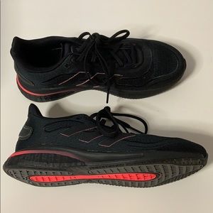 Adidas Supernova Black Signal Pink Runners